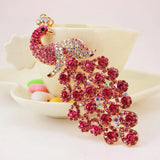 Maxbell Crystal Peacock Charm Keyring #4