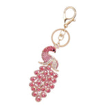 Maxbell Crystal Peacock Charm Keyring #4
