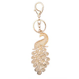 Maxbell Crystal Peacock Charm Keyring #4