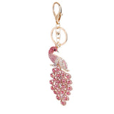 Maxbell Crystal Peacock Charm Keyring #4
