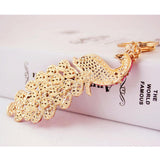 Maxbell Crystal Peacock Charm Keyring #4