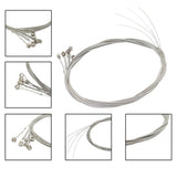 Maxbell 6pcs Electric Guitar Strings Nickel Alloy Wound Silver White E101