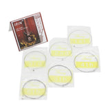 Maxbell 6pcs Electric Guitar Strings Nickel Alloy Wound Silver White E101