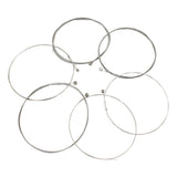Maxbell 6pcs Electric Guitar Strings Nickel Alloy Wound Silver White E101