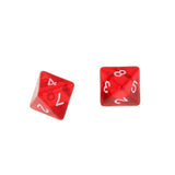 Maxbell 5 x Multi Sided Dice Set D8 Dungeons & Dragons TRPG Games Roleplay Toy Red - Aladdin Shoppers