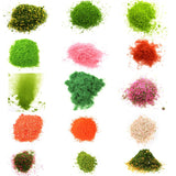 Maxbell Micro Scenic DIY Foliage Cluster Model Diorama Tree Grain Leaf Toy, Set of 2