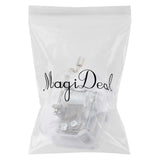 Maxbell Hand Crank Music Box Movement Play Over the Rainbow - Silver