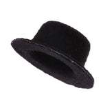 Maxbell 2 Pieces 1:12 Scale Dollhouse Miniature Bowler Doll Hat Kids Prented Toys