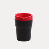 Maxbell Portable Cylinder Plastic Car Ashtray Black