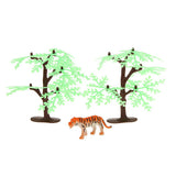 Maxbell Maxbell 68pcs Plastic Wild Animals Farm Yard Model Figure Kit