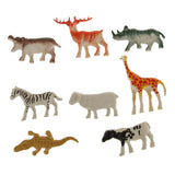 Maxbell Maxbell 68pcs Plastic Wild Animals Farm Yard Model Figure Kit
