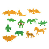 Maxbell Maxbell 68pcs Plastic Wild Animals Farm Yard Model Figure Kit