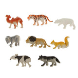 Maxbell Maxbell 68pcs Plastic Wild Animals Farm Yard Model Figure Kit