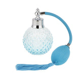 Maxbell 2pcs Vintage Glass Perfume Bottle Spray Atomizer Gift Blue & Purple 100ML