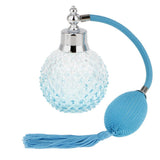 Maxbell 2pcs Vintage Glass Perfume Bottle Spray Atomizer Gift Blue & Purple 100ML