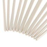 Maxbell Maxbell Set of 12 Pcs Nylon Hair Paint Brush Artist Painting Round Tip White Handle