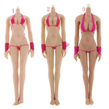 1/6 Scale Seamless Big Busts Female Body Hip Vest Dress for Phicen Kumik Toy