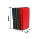 Maxbell 12 Coin Collecting Album Book Pockets for 2x2 Holders Storage Red - Aladdin Shoppers