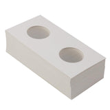 Maxbell 100PCS Cardboard Coin Holders Flips Mylar Coin Supplies 27.5mm + 35mm