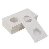 Maxbell 100PCS Cardboard Coin Holders Flips Mylar Coin Supplies 27.5mm + 35mm