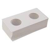Maxbell 100PCS Cardboard Coin Holders Flips Mylar Coin Supplies 27.5mm + 35mm