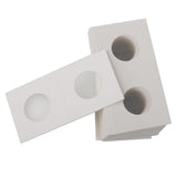 Maxbell 100PCS Cardboard Coin Holders Flips Mylar Coin Supplies 27.5mm + 35mm