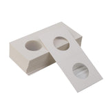 Maxbell 100PCS Cardboard Coin Holders Flips Mylar Coin Supplies 27.5mm + 35mm