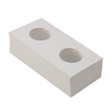 Maxbell 100PCS Cardboard Coin Holders Flips Mylar Coin Supplies 27.5mm + 35mm