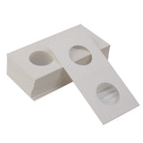 Maxbell 100PCS Cardboard Coin Holders Flips Mylar Coin Supplies 27.5mm + 35mm