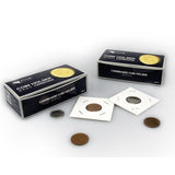 Maxbell 100PCS Cardboard Coin Holders Flips Mylar Coin Supplies 27.5mm + 35mm