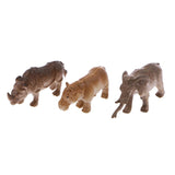 Maxbell Maxbell Set of 12 Wild Zoo Animal Model Figure Toys Kids Party Bag Filler Loot Favours