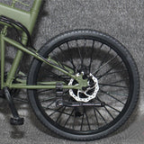 1:6 Scale Foldable Bike Bicycle Green