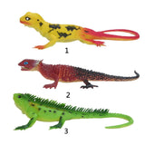 Maxbell Maxbell 2 x Colorful Vivid Reptile Animal Rubber Lizard Model Figure Educational Toy