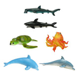 Maxbell Maxbell Vivid Sea Animal Rubber Hammerhead Shark Model Figure Kids Educational Toy