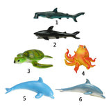 Maxbell Maxbell Vivid Sea Animal Rubber Hammerhead Shark Model Figure Kids Educational Toy