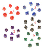 7X Polyhedral Dice 16mm for Dungeons and Dragons DND MTG Table Games Red