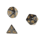 7X Polyhedral Dice 16mm for Dungeons and Dragons DND MTG Table Games Black