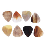 10x8pcs QUALITY HANDCRAFTED HORN GUITAR PICKS