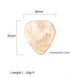 10x8pcs QUALITY HANDCRAFTED HORN GUITAR PICKS