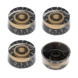 Maxbell 8 Pieces Acrylic Volume Tone Control Knobs for LP Electric Guitar