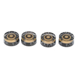 Maxbell 8 Pieces Acrylic Volume Tone Control Knobs for LP Electric Guitar