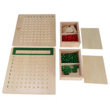 Maxbell Montessori Preschool Kids Math Learning Toy Bank Game Multiply Divide
