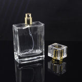 Maxbell Maxbell 100ml Coffee Perfume Spray Bottle Rectangle Atomizer Refillable Travel Gift
