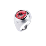 Maxbell Metal Ring with Zero and Zhu Character for Naruto Akatsuki Members Cosplay