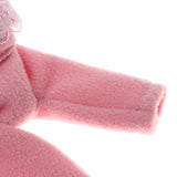 Maxbell Adjustable Doll Stand Display Holder And Pink Plush Coat For Barbie Dolls