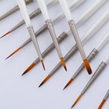 12Pcs Paint Brush Miniature Brushes Perfect for Fine Detailing Art Painting