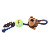 Maxbell Maxbell Plush Knot Cotton Rope Monkey Design Pet Dog Puppy Chew Exercise Play Toy