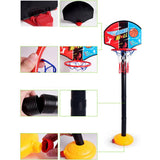 Maxbell Maxbell Kids Portable Basketball Toy Set with Stand Ball & Pump Indoor Outdoor Game