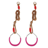 Maxbell Maxbell Strength Training Rings Adjustable Straps Buckles Set Fitness Tool Purple