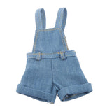 7x 1/6 Blue Stripe T-Shirt Jeans Jumpsuit for Blythe Dolls Clothes Accessories